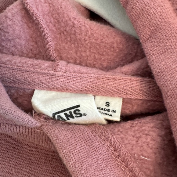 Vans- Rose Colored Cropped Hoodie S - Picture 5 of 6